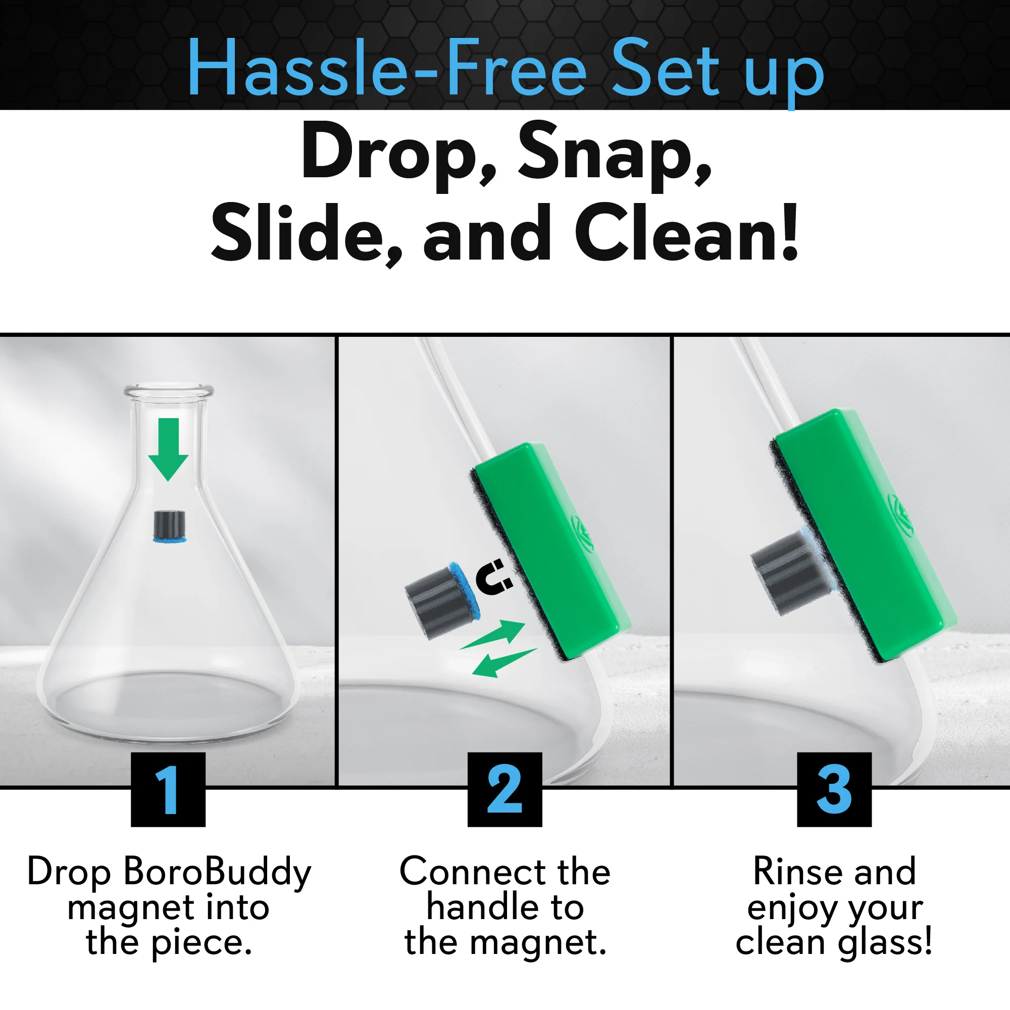 BoroBuddy™: Magnetic Glass Scrubber and Bong Cleaner Kits - Image 5