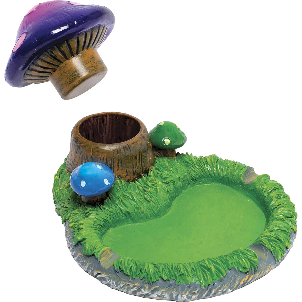 Mushroom Ash Tray w/ Hidden Storage - Image 5